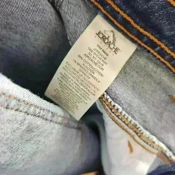 Jordache vintage jean skirt high waist size 25 - Picture 2 of 6